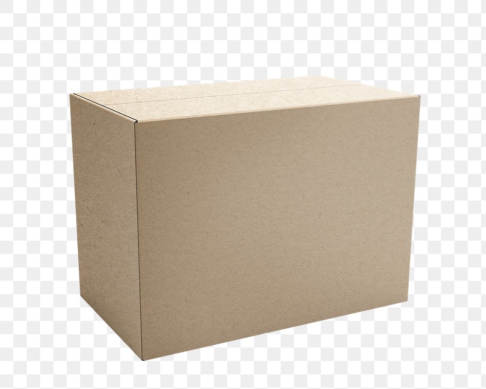 Paper box png, isolated product packaging