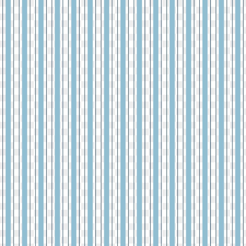 Blue striped png pattern, transparent background, seamless design