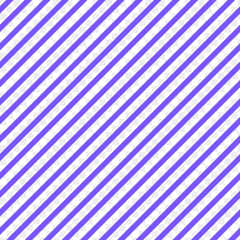Cute purple png pattern, transparent background, seamless stripes