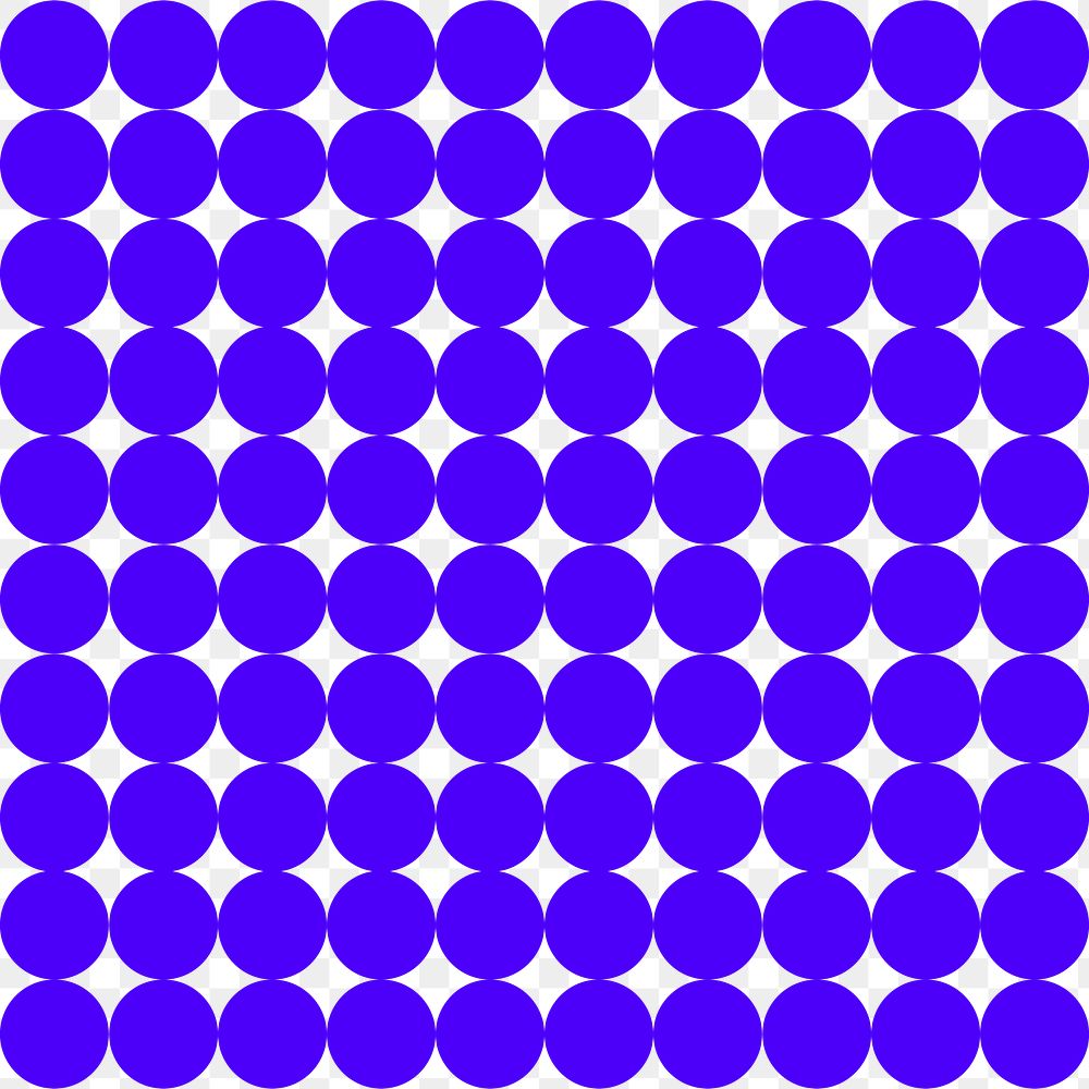 Blue circle png pattern, transparent background, geometric seamless