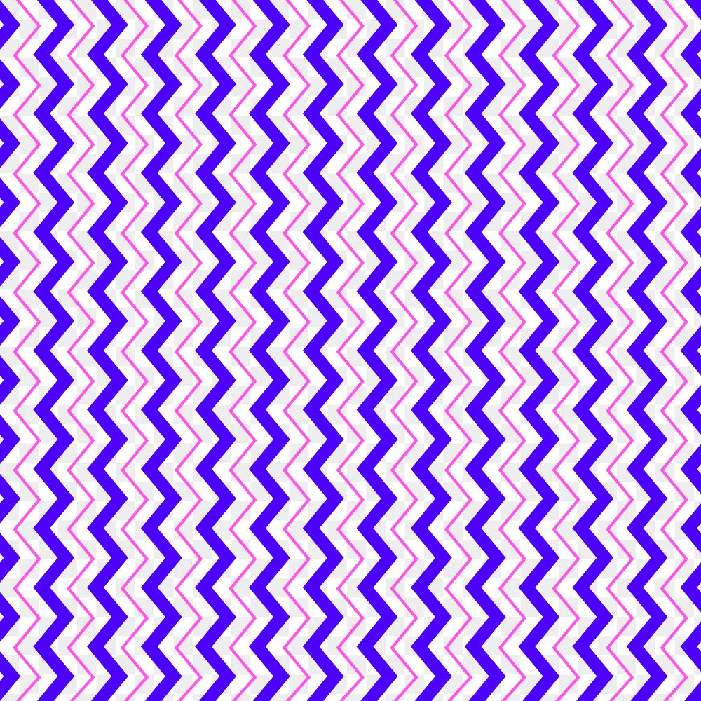 Seamless chevron png pattern, transparent background, purple abstract design