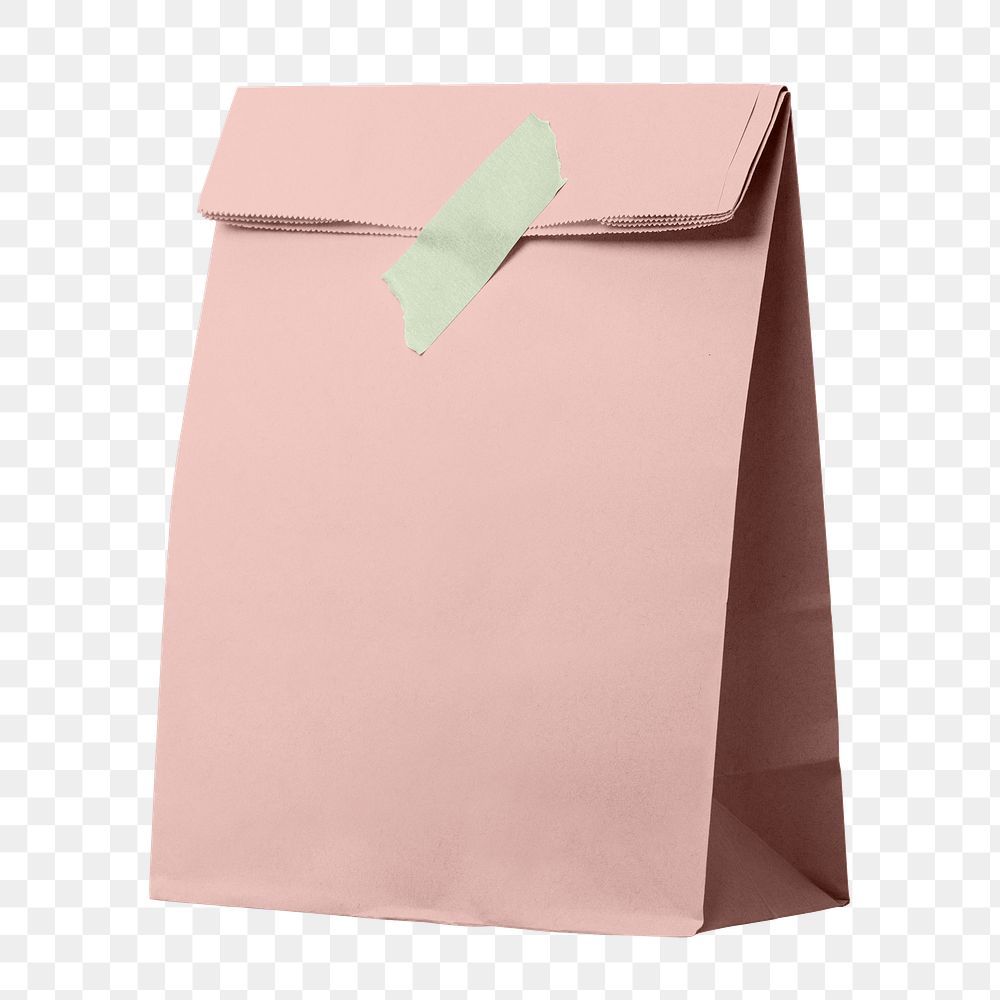 Pastry bag png transparent, eco-friendly packaging