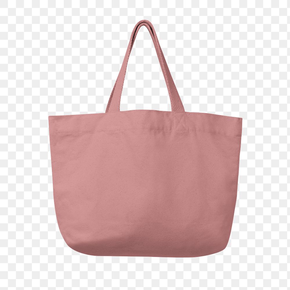 Tote bag png sticker, eco-friendly accessory on transparent background