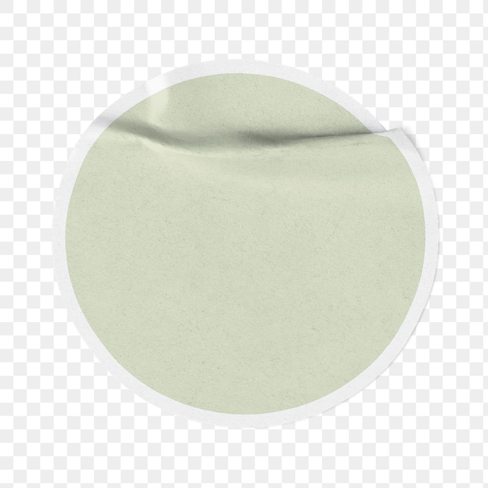 St. Patrick’s Day png sticker, round design, transparent background