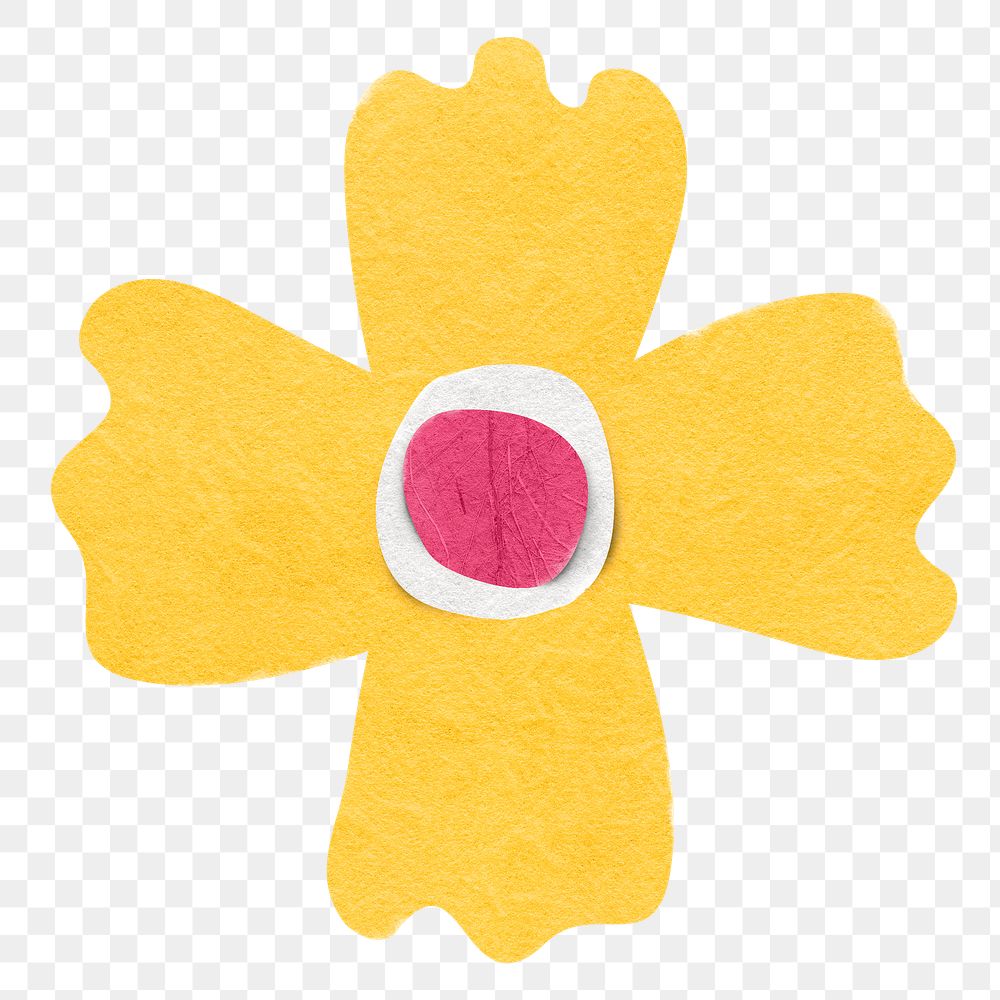 Flower png sticker in transparent background