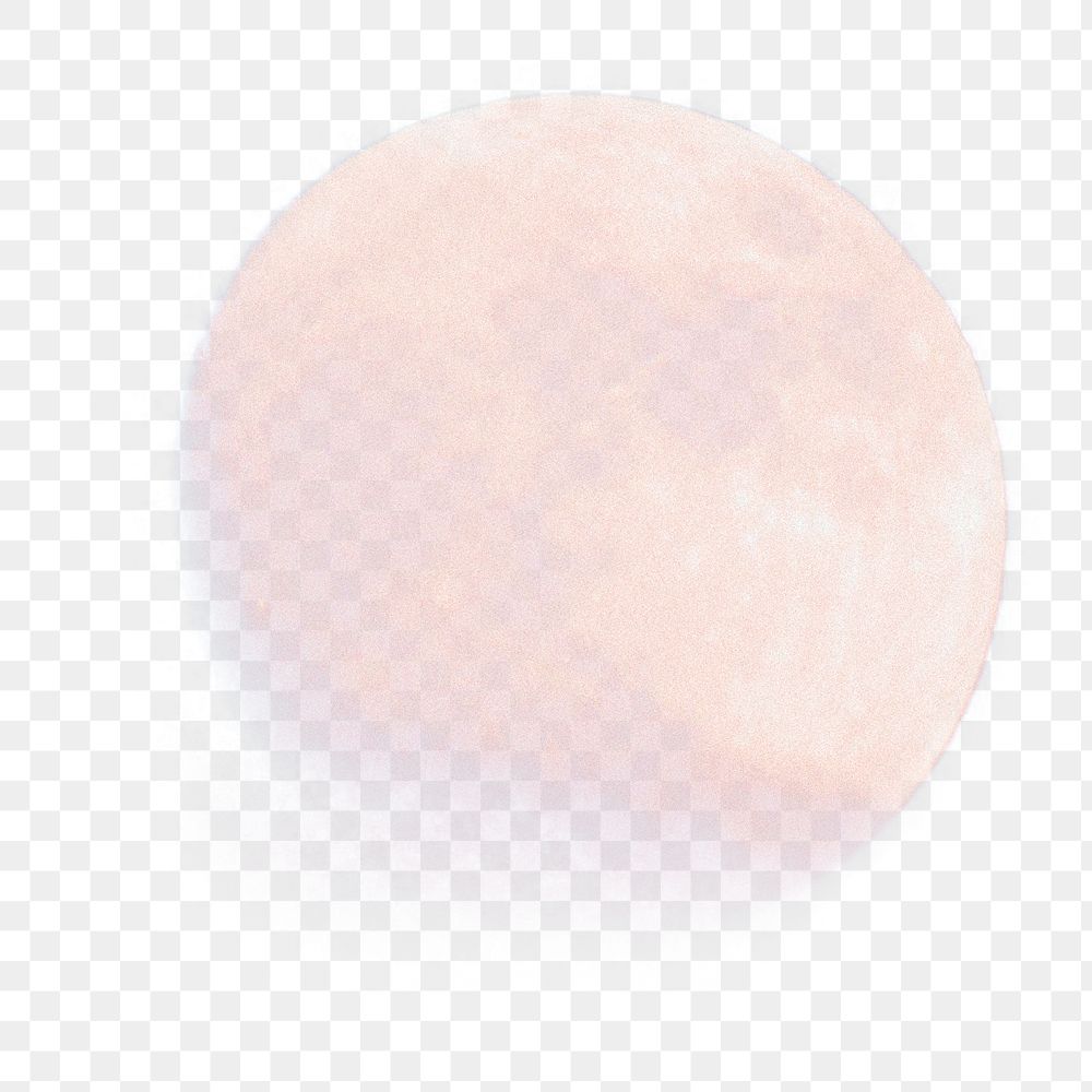 White moon png sticker, sky transparent background