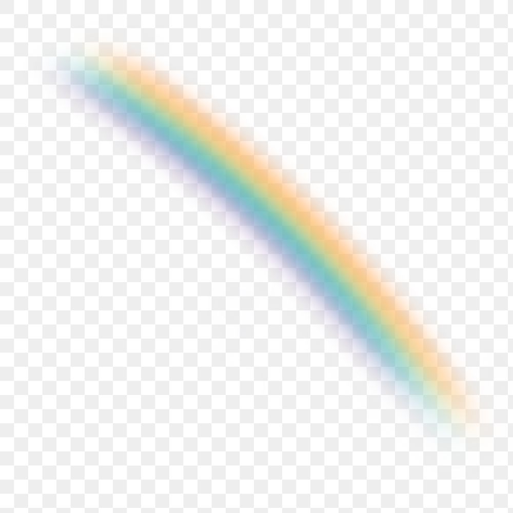 Rainbow png sticker, sky design transparent background