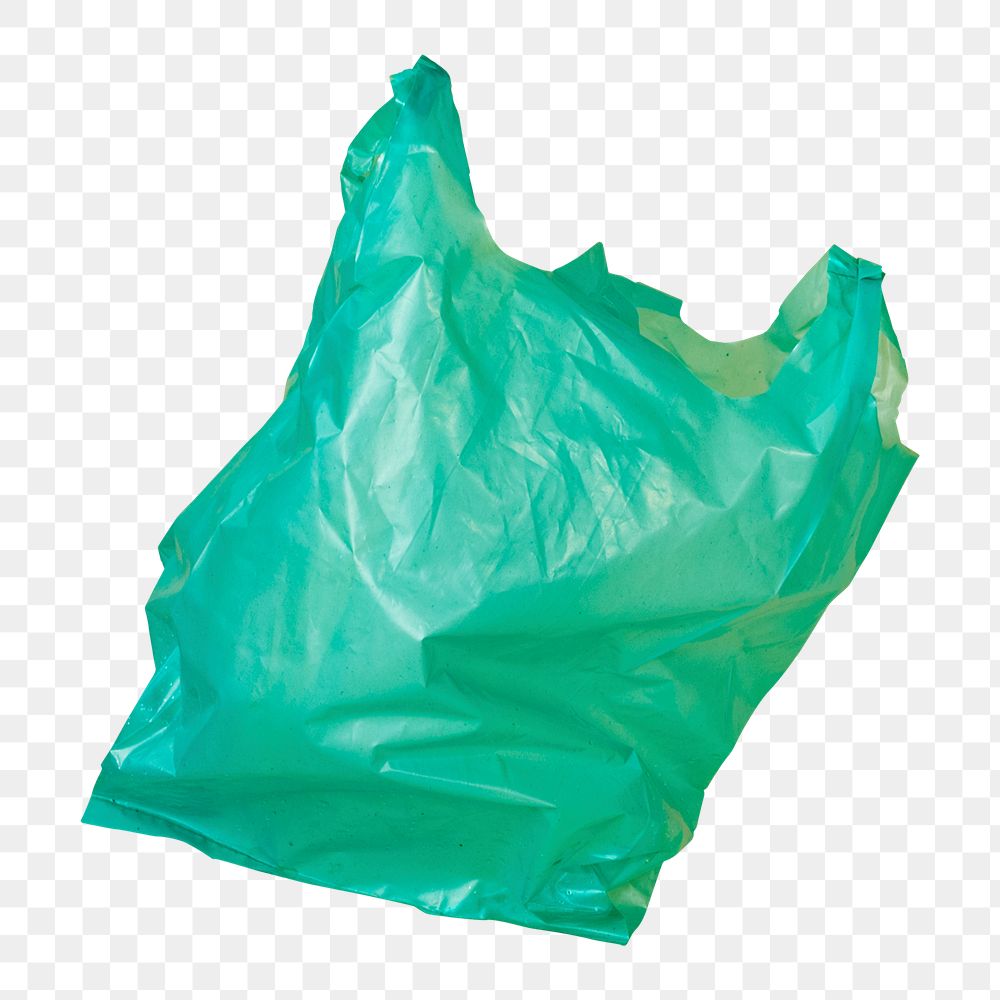 Green plastic bag png sticker, | Premium PNG - rawpixel