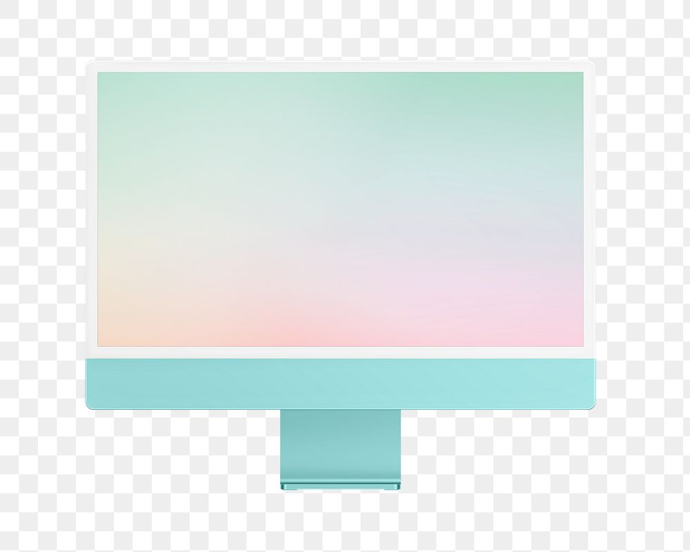 Computer screen png, digital device on transparent background