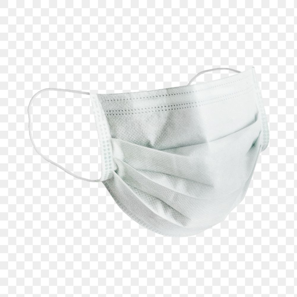 Surgical mask to prevent coronavirus infection transparent png