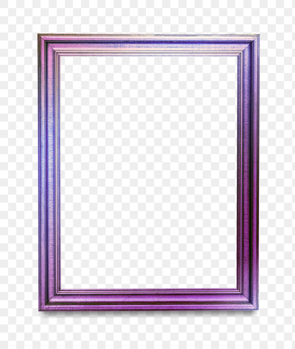 Purple photo frame mockup