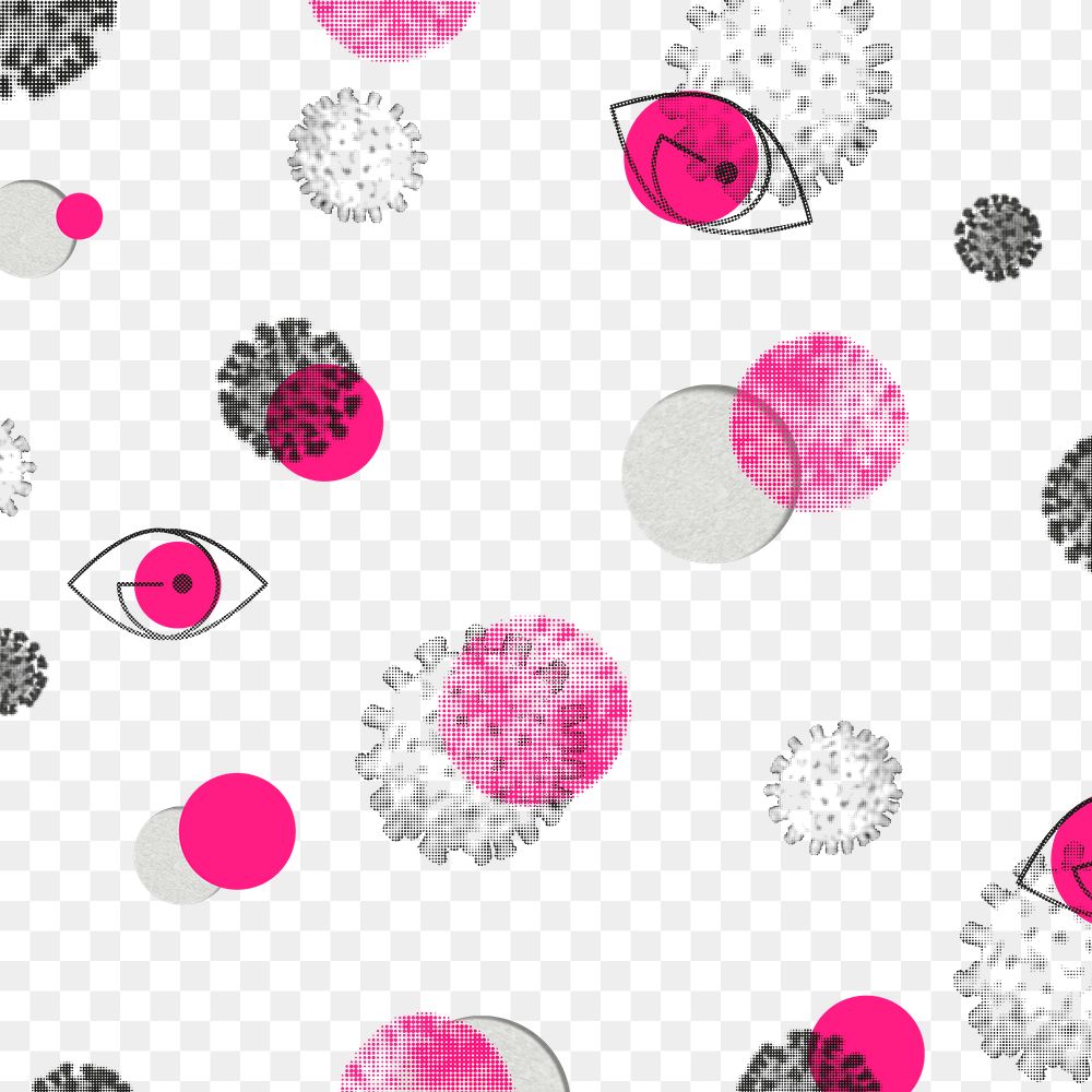 Colorful infectious coronavirus outbreak 