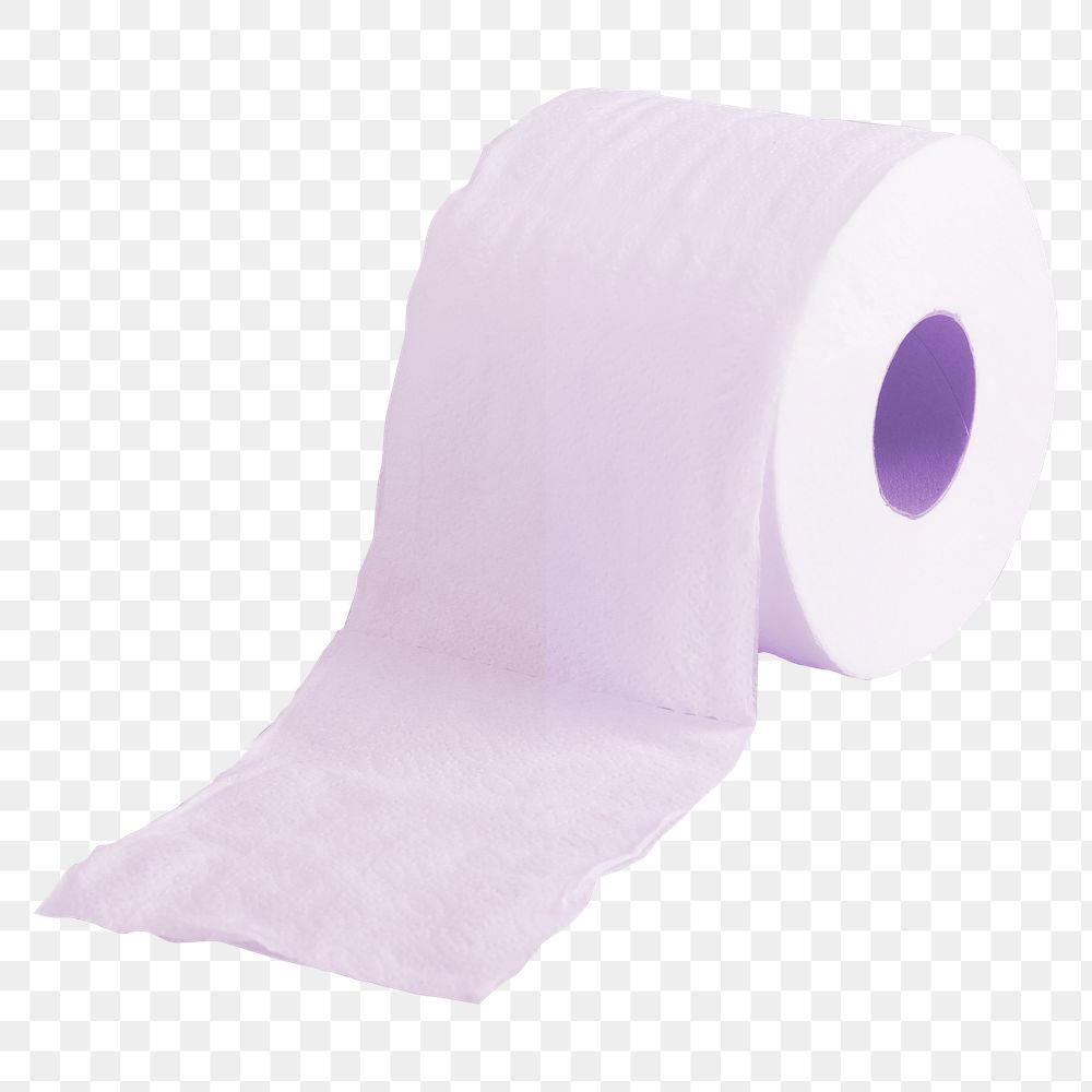 Tissue paper roll element transparent png