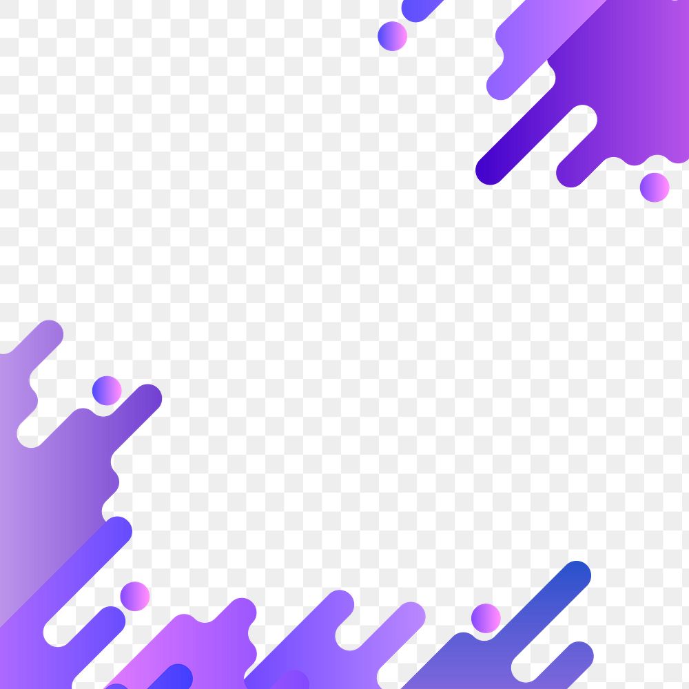 Purple fluid background frame design element