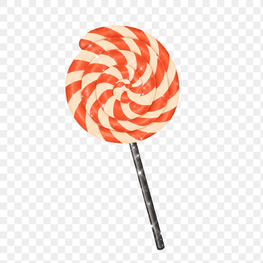 Hand drawn lollipop design element