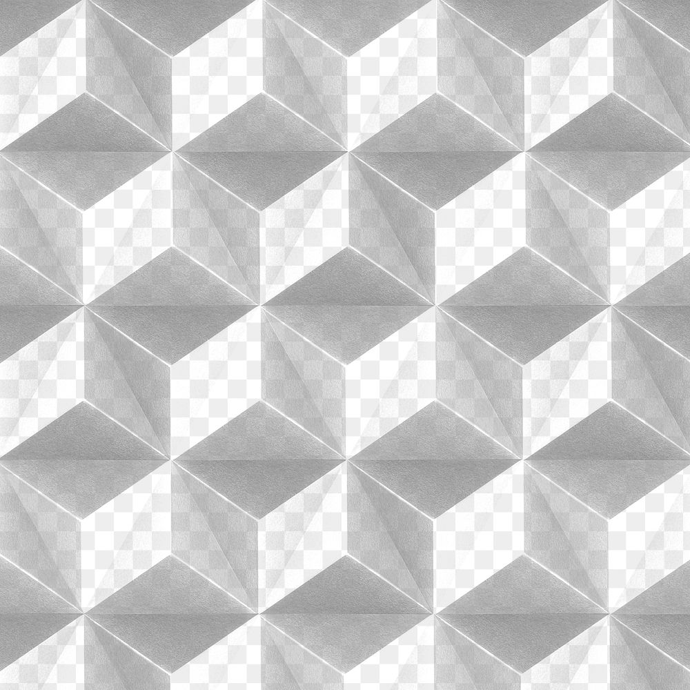 Cubic seamless patterned background design element