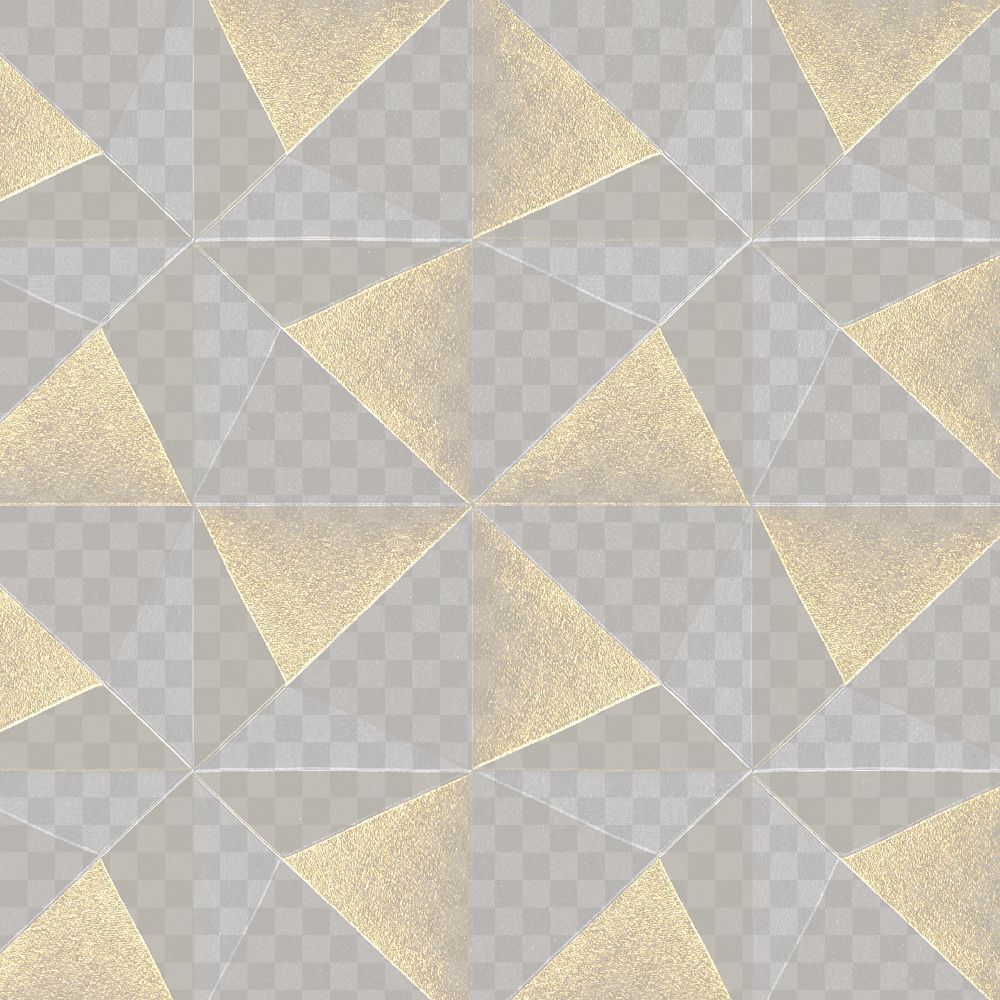 3D silver and gold paper craft pentahedron patterned background design element