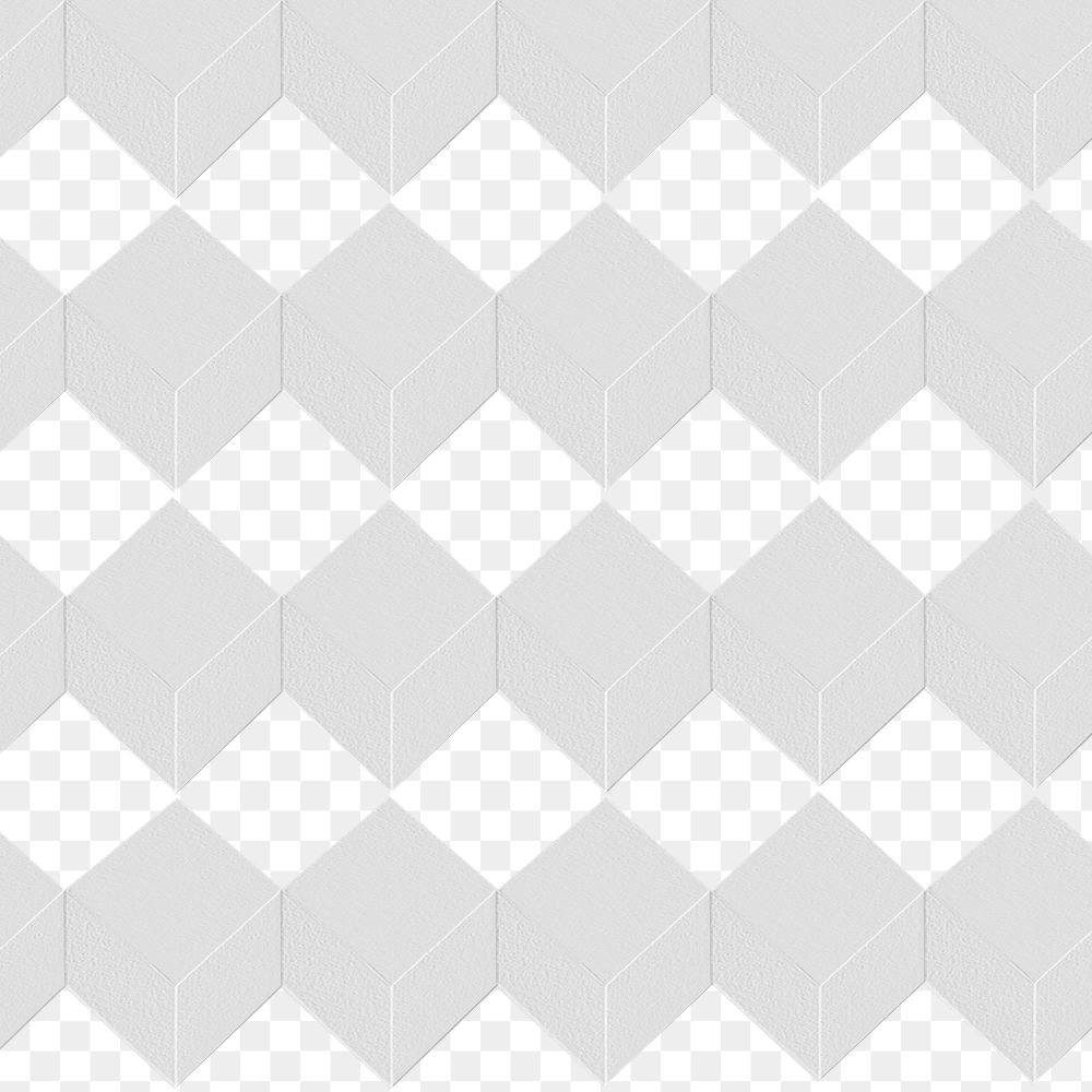 3D gray paper craft cubic patterned background design element