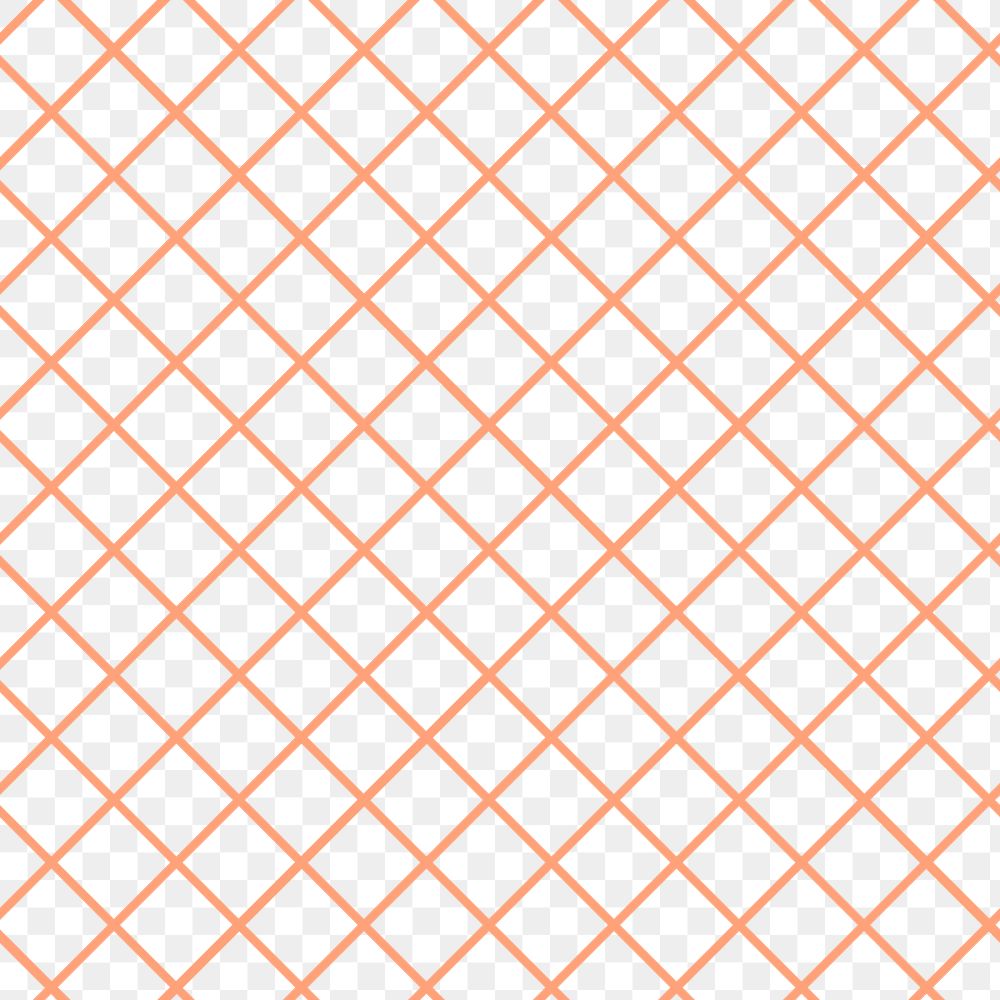 Pastel orange grid pattern design element