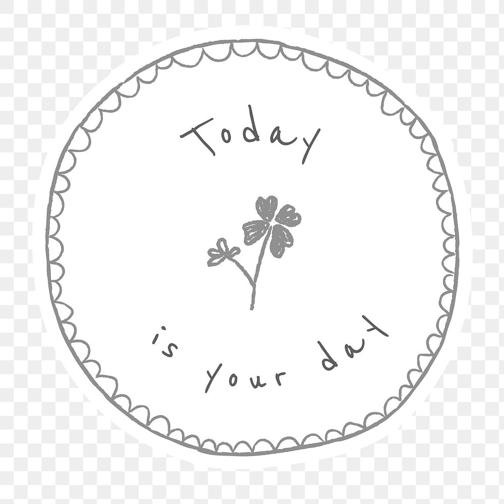 Today is your day design element