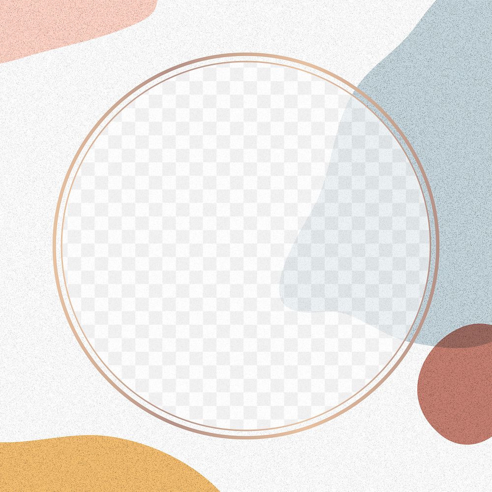 Circle PNG frame abstract round texture