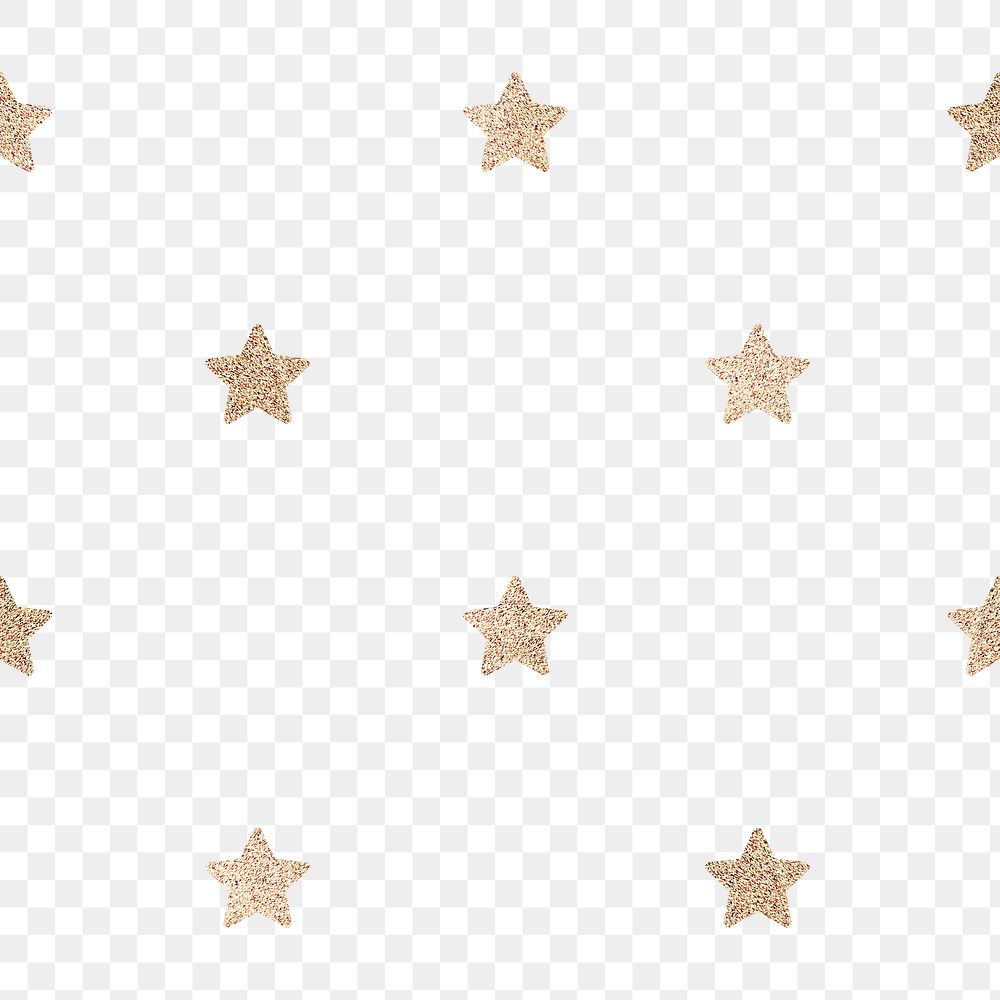 Seamless glittery gold stars background design resource 