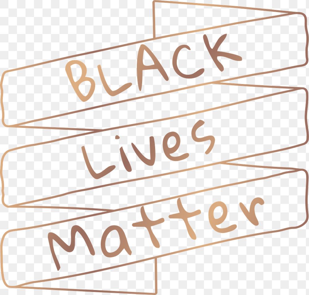 Black lives matter social banner design element 
