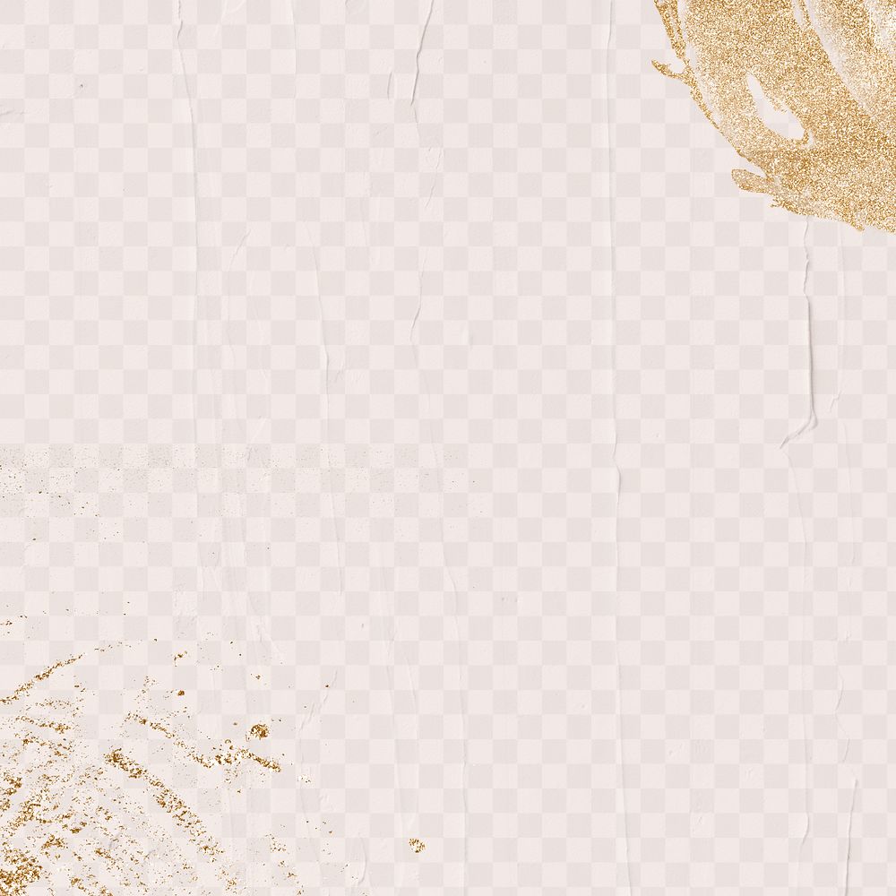 Gold glitter decorated png pastel texture background