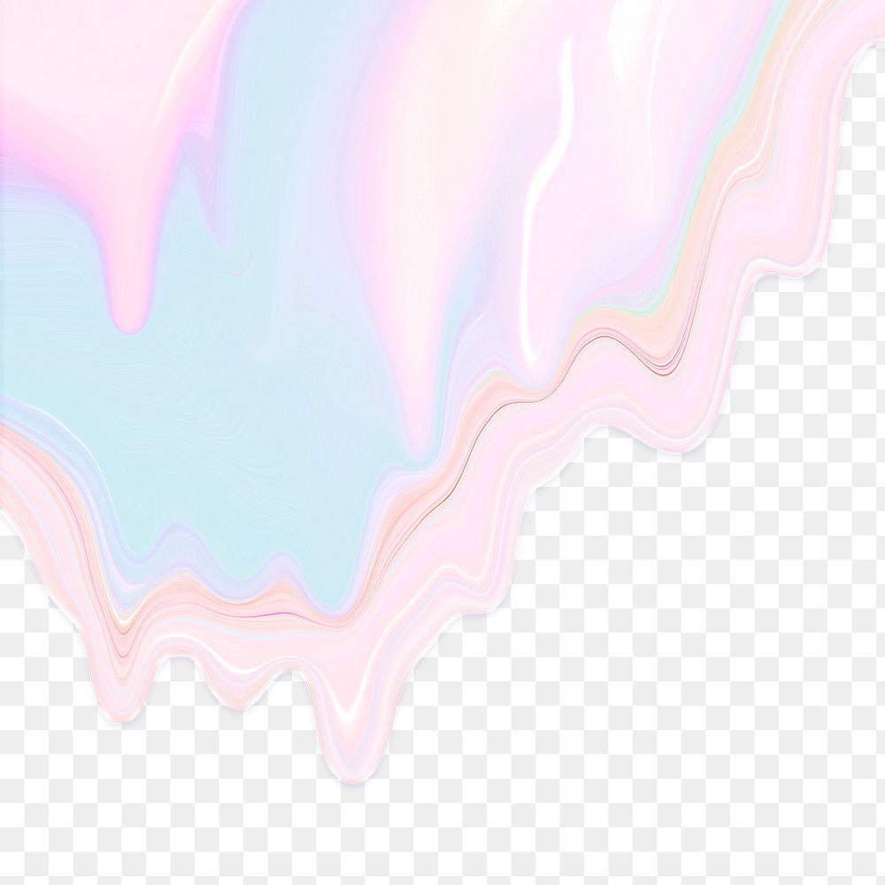 Pastel fluid art design element