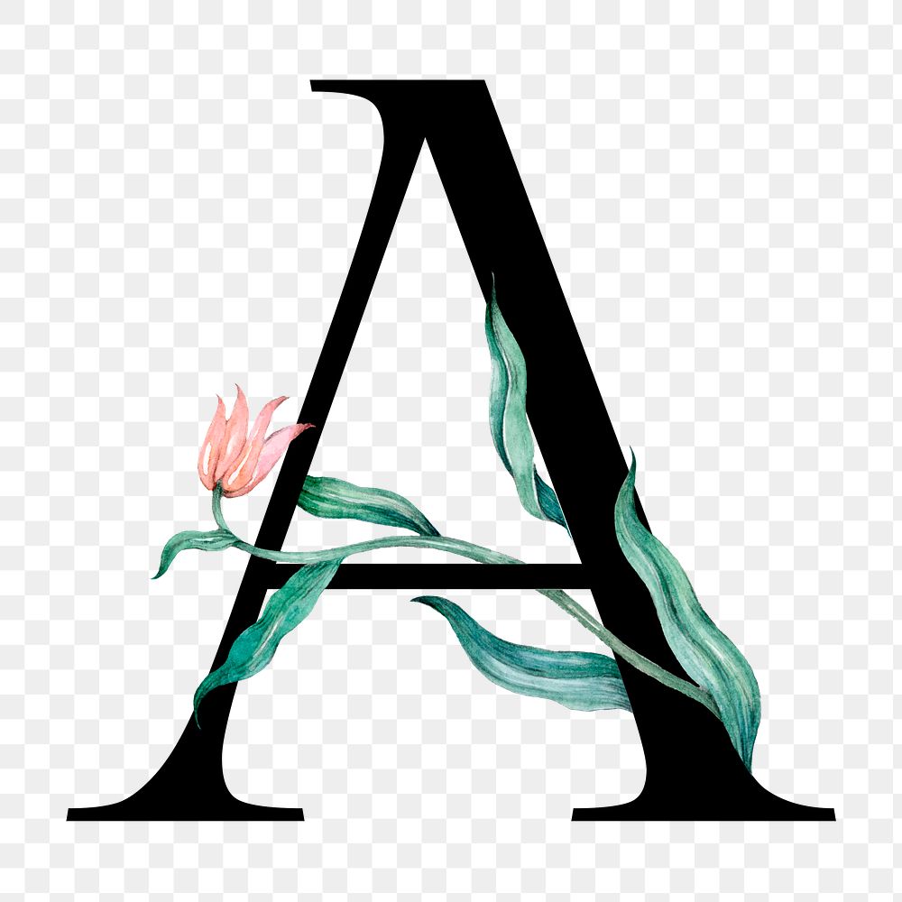 Png alphabet a sticker font serif typography