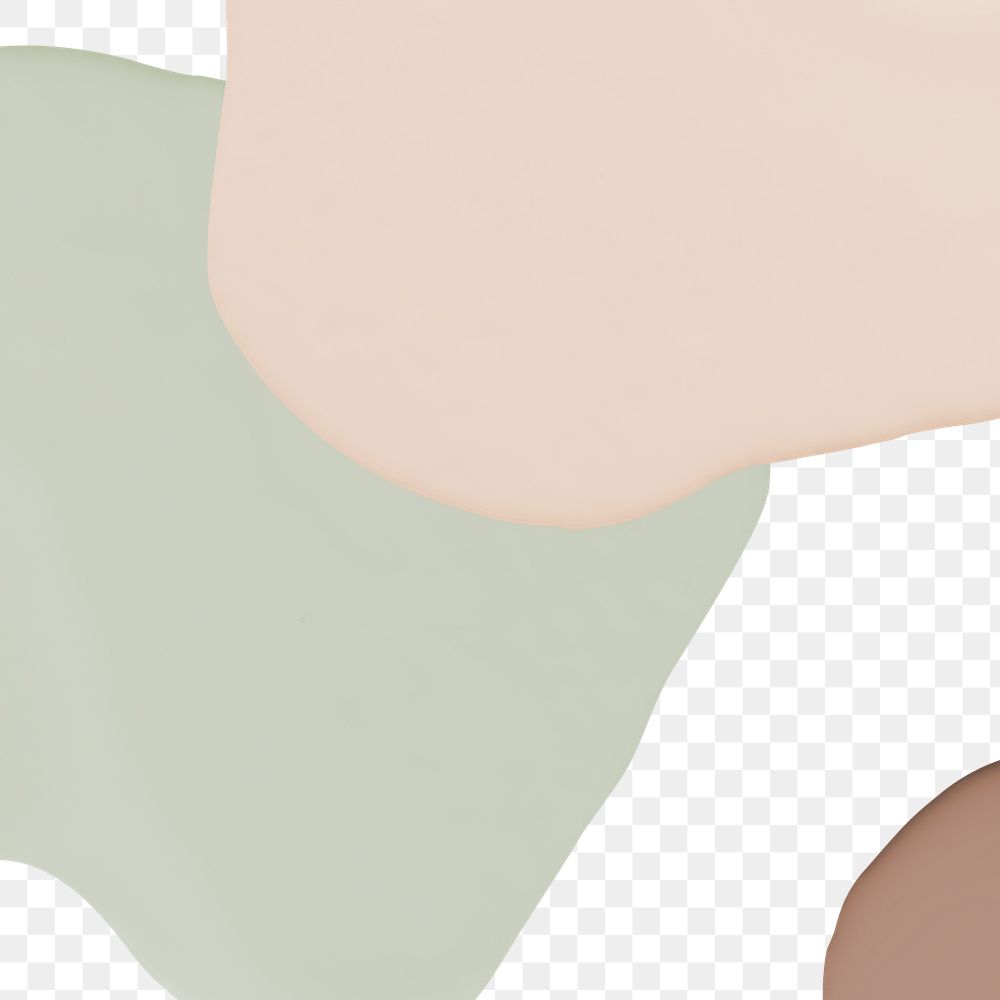 Neutral earth tone png abstract transparent