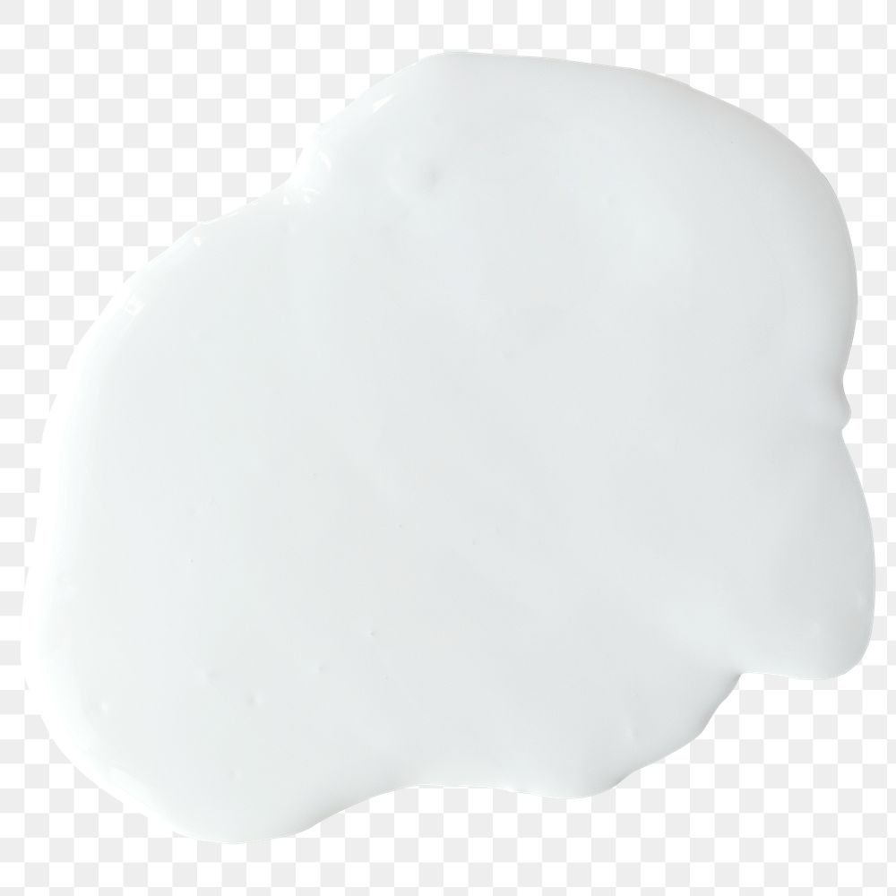 White smear element png paint texture