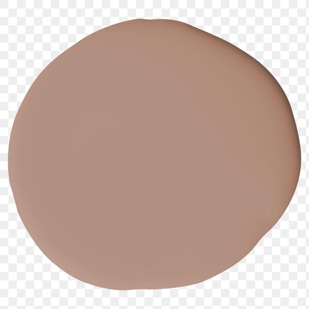 Brown color smear element png paint texture