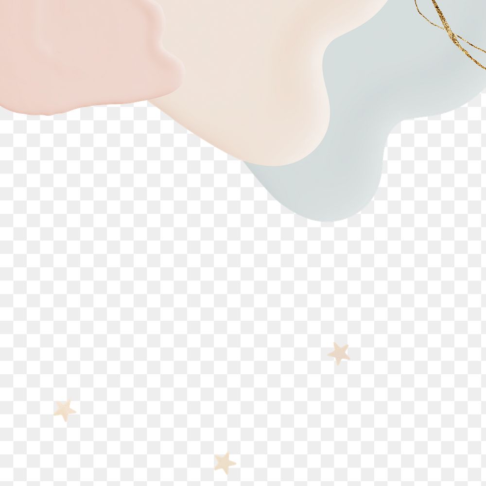 Pastel border png transparent background