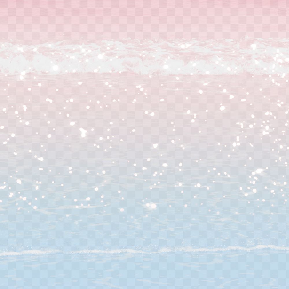 Aesthetic png background of water texture in rainbow