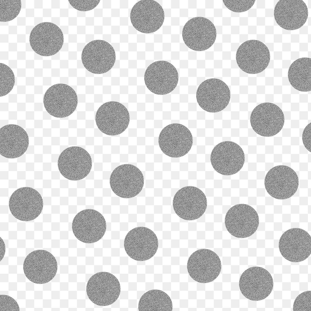 Silver png shimmery polka dot pattern