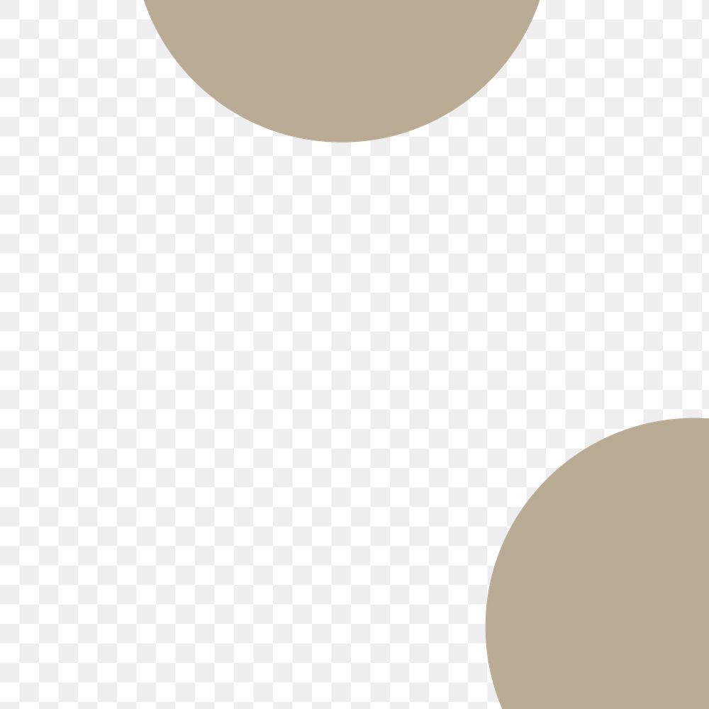 Plain brown half circles png pattern