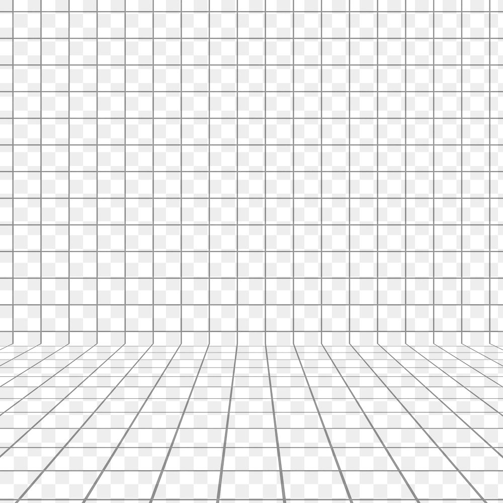 Black grid png aesthetic pattern