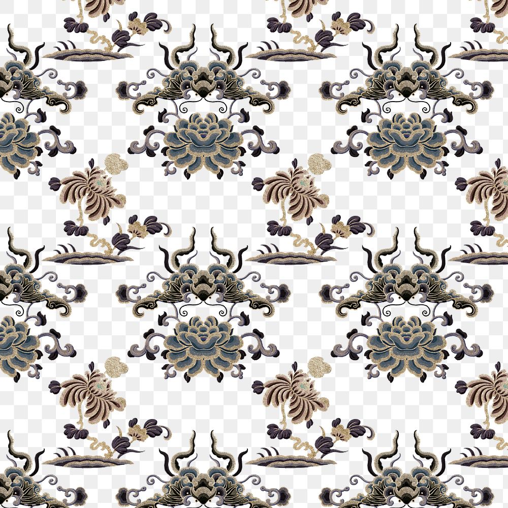 Png Chinese art pattern transparent background