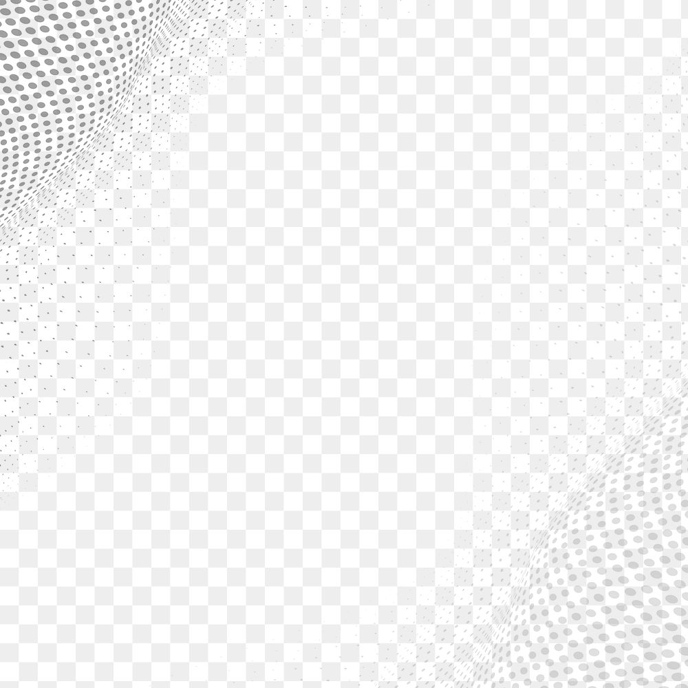 Gray border png abstract wireframe technology background