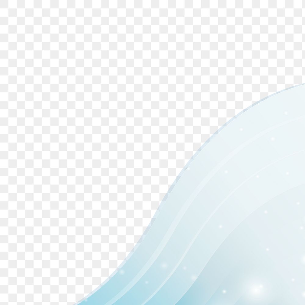 Light blue border abstract png background