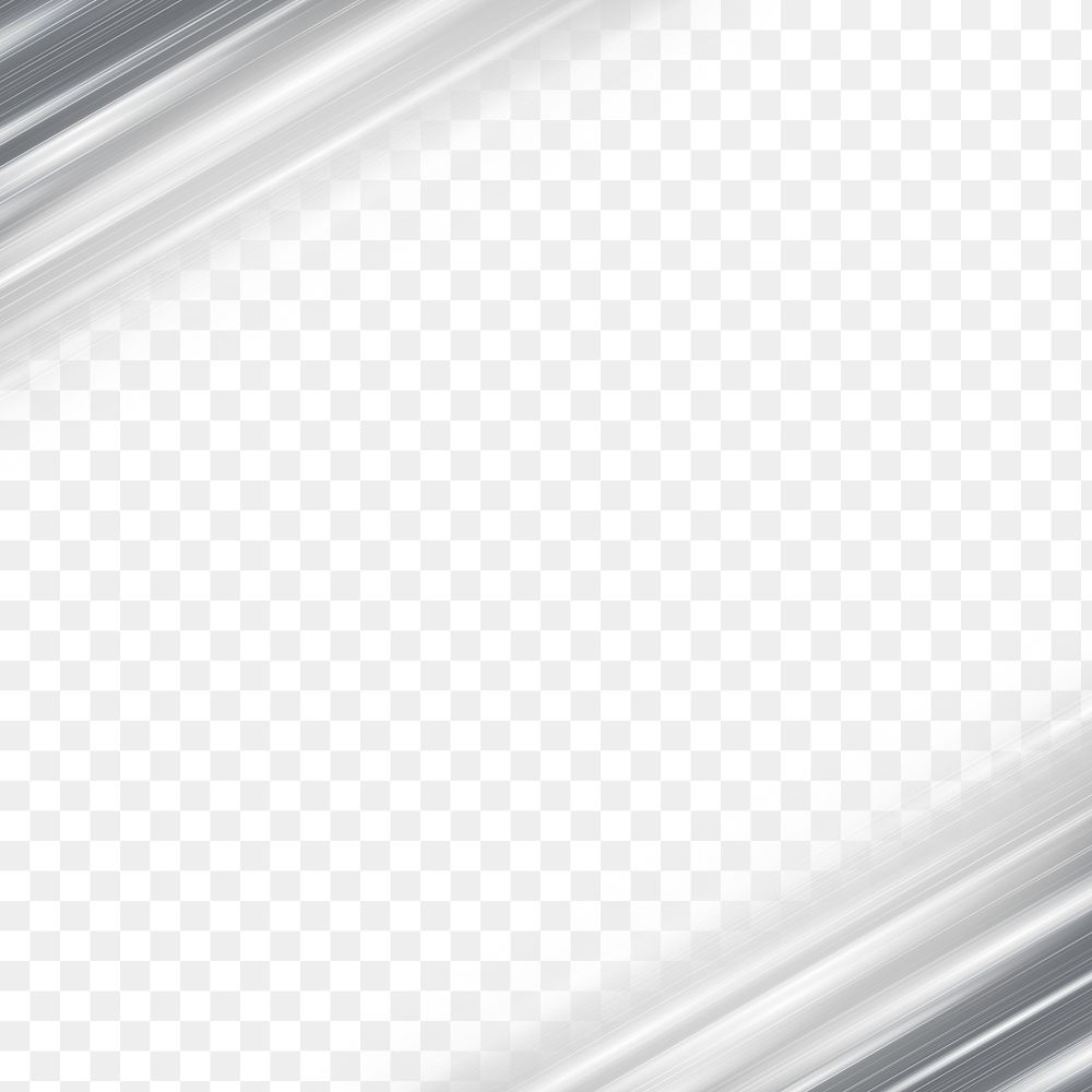 Gray border png abstract diagonal lines background