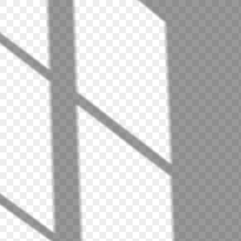 PNG window shadow design element