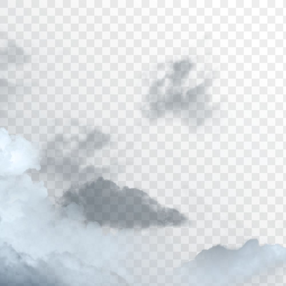Cloud png on transparent background