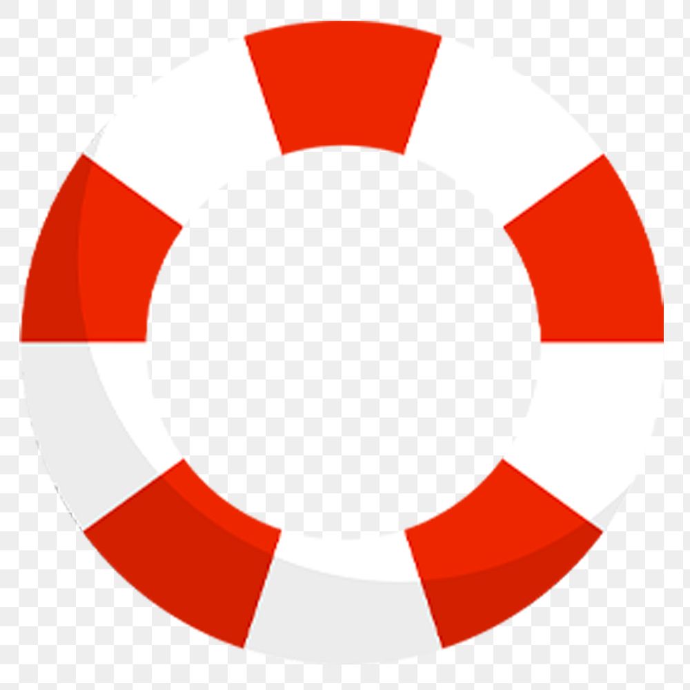 Safety ring png sticker for boat and ship