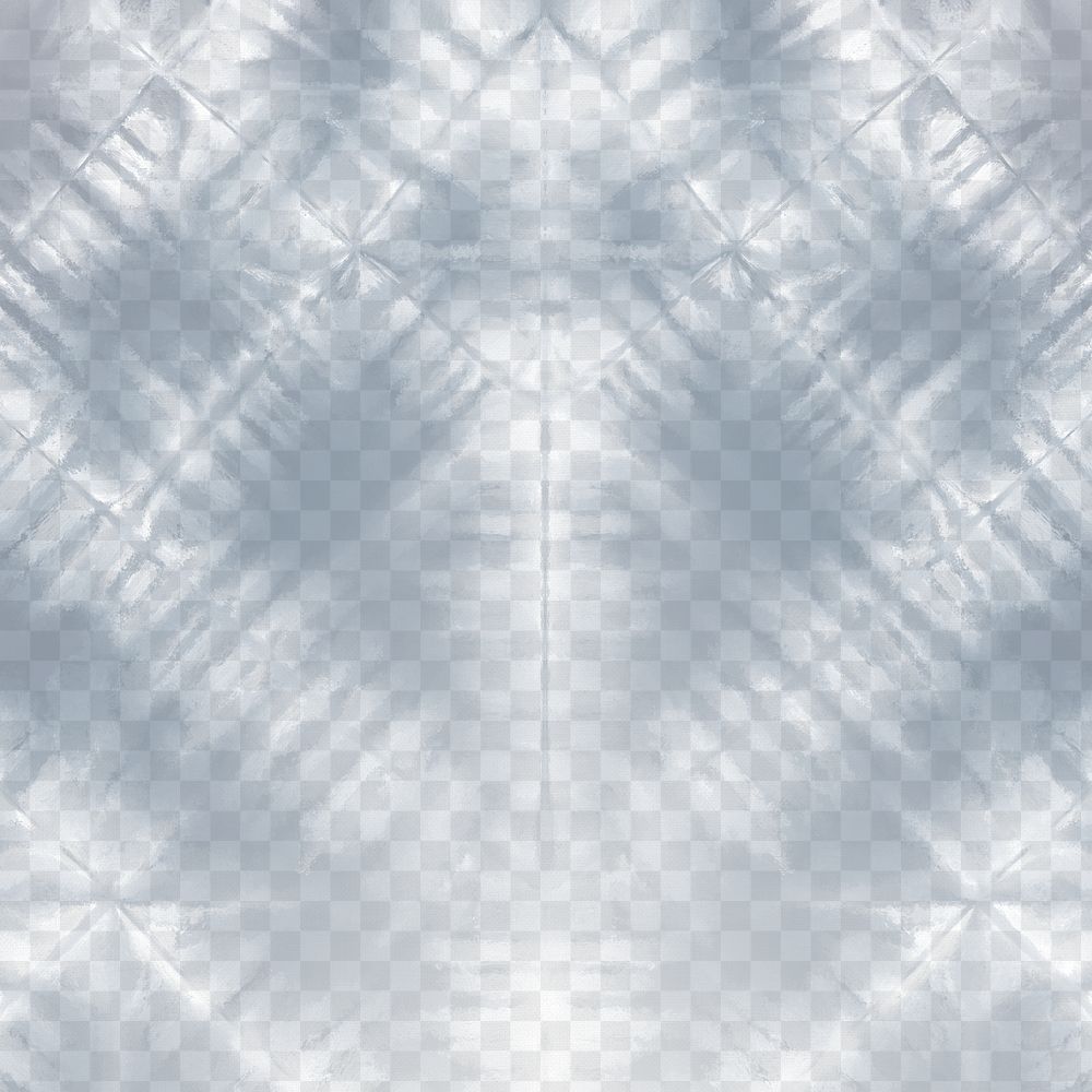 Shibori pattern png indigo blue watercolor on transparent background