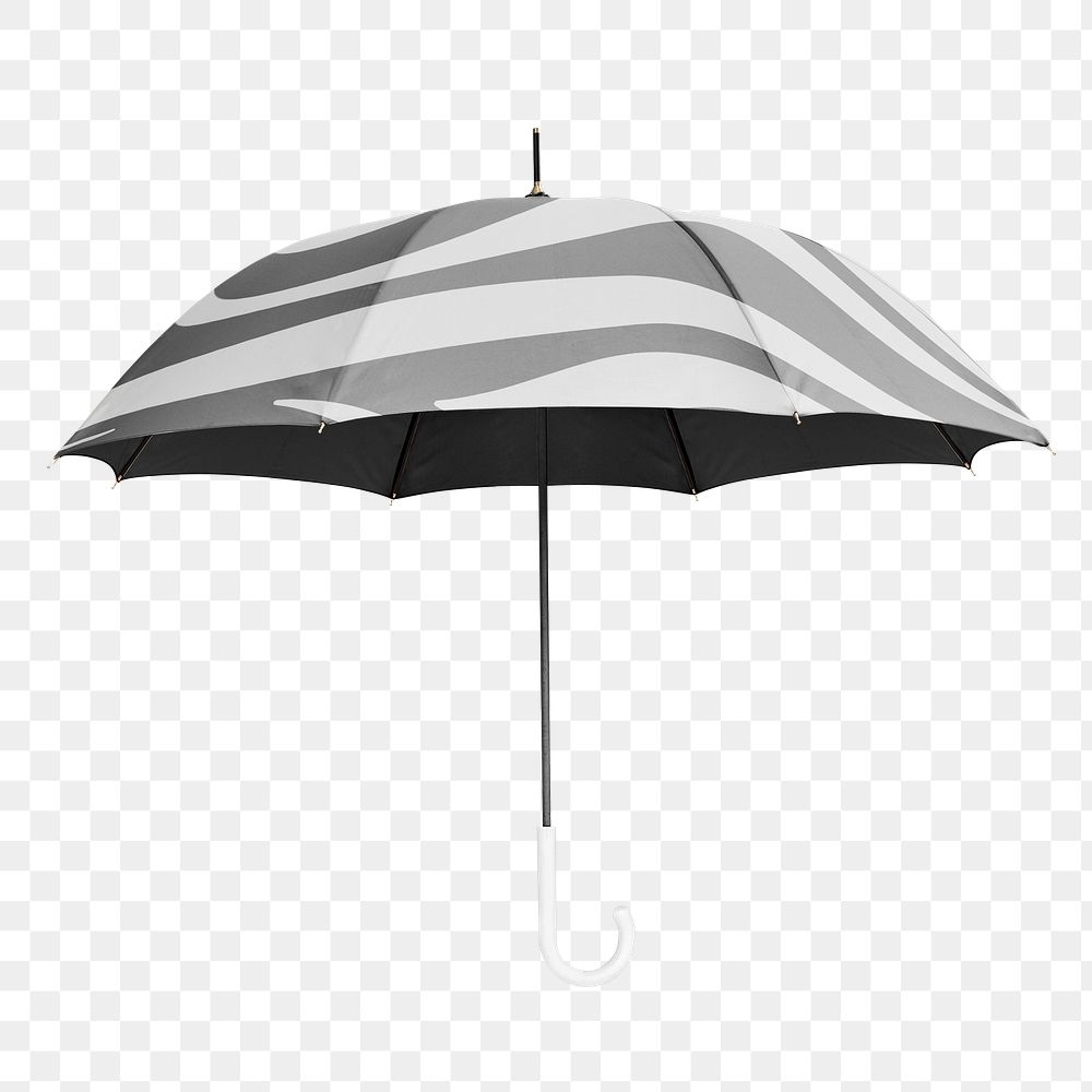 Png umbrella mockup on transparent background