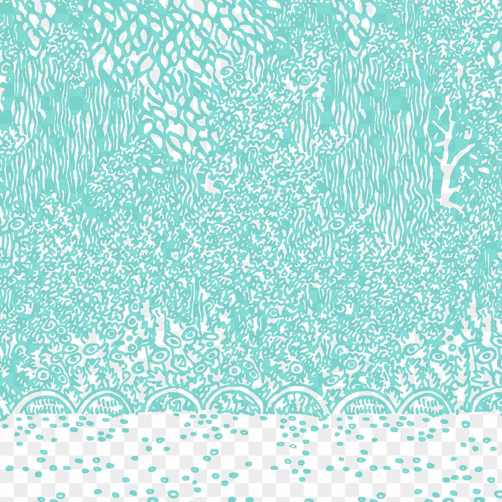 Green png garden background in vintage style, remixed from artworks by Moriz Jung