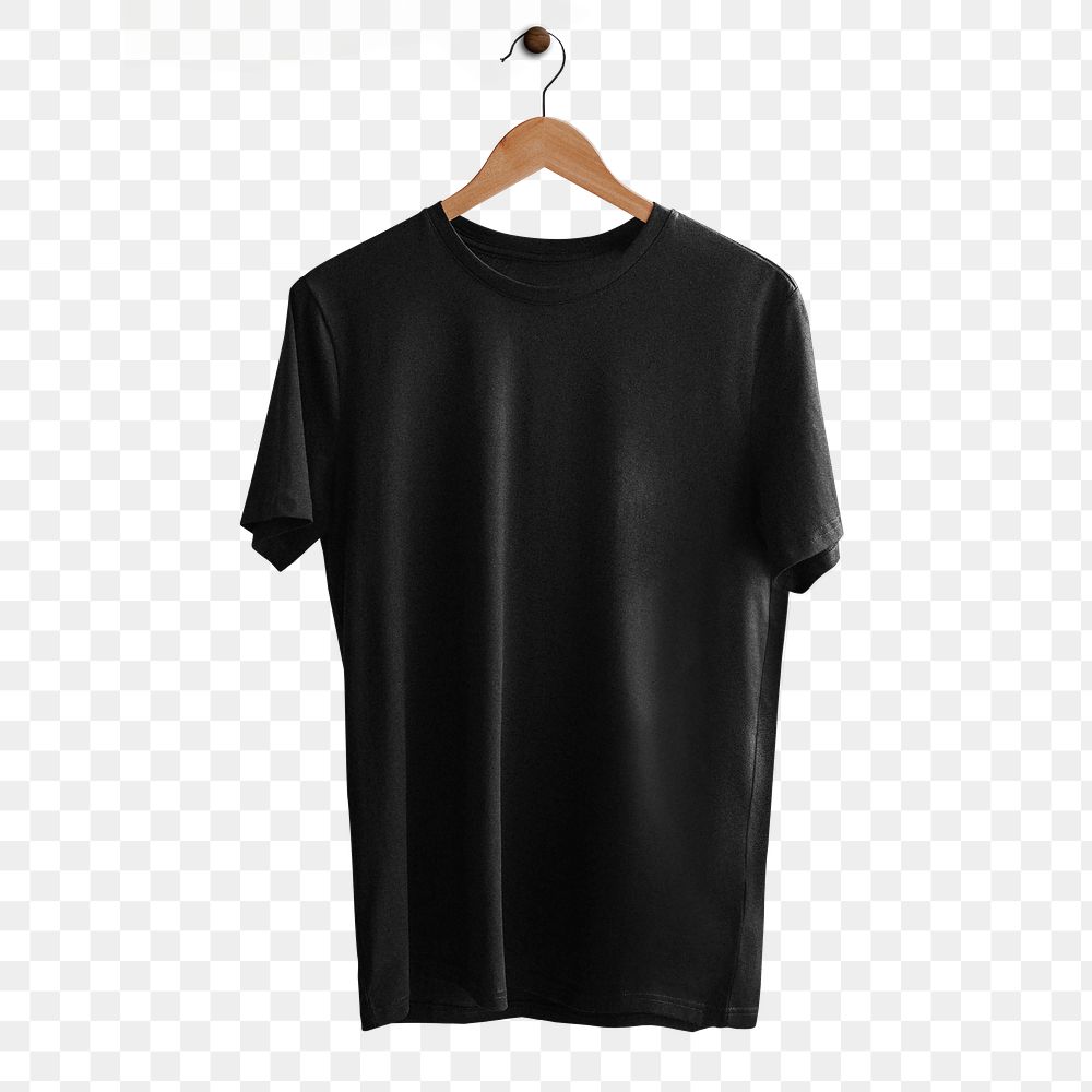 T-shirt mockup png on transparent background