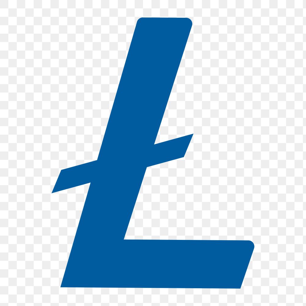 Litecoin blockchain cryptocurrency icon png open-source finance concept